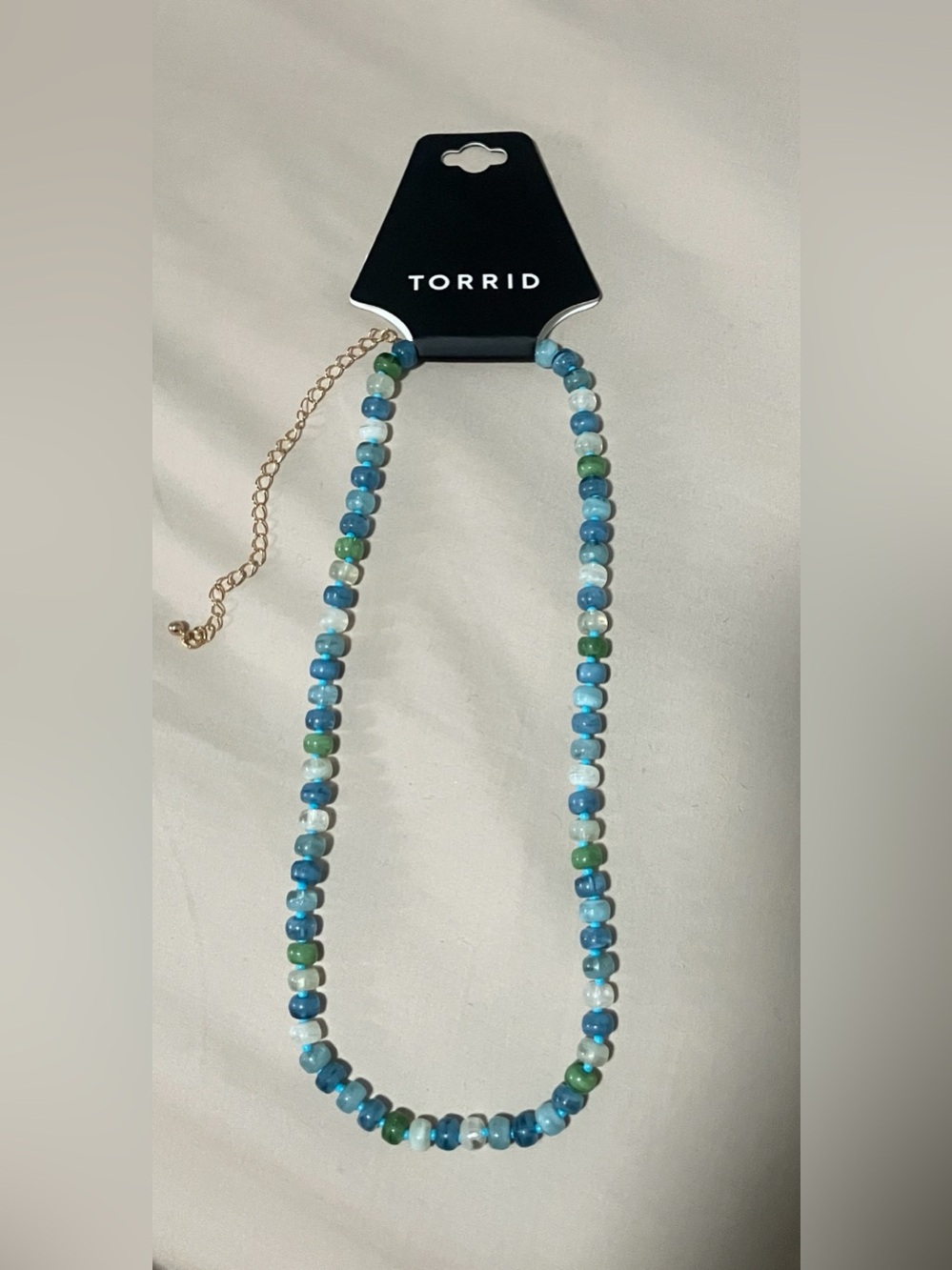 Torrid Sea Blue Beaded Necklace – NWT - Picture 3 of 6